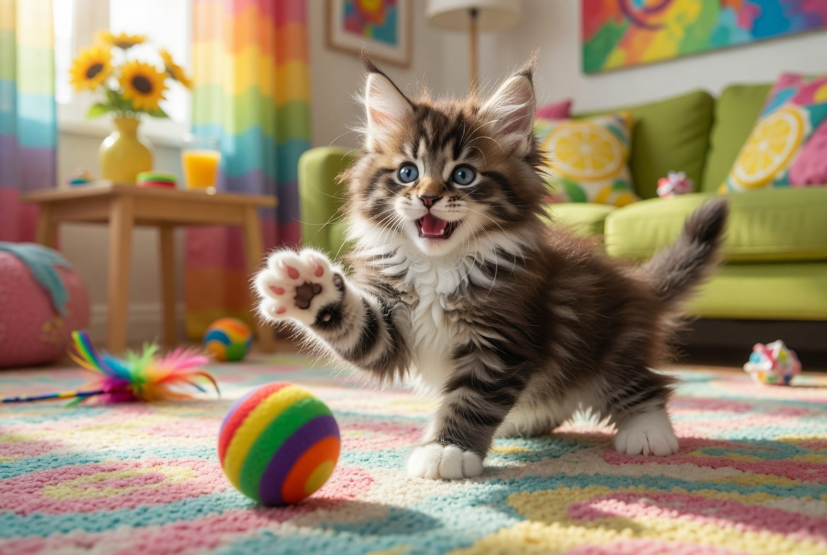 Atlas — Brown Mackerel Maine Coon kitten